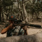 suppressed rifle hunting