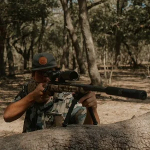 suppressed rifle hunting